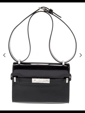 Saint Laurent manhattan mini crossbody bag in spazzolato leather
